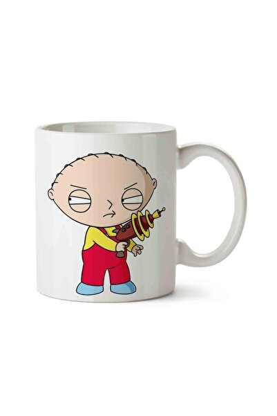 ART HEDİYE كوب مطبوع على الجانبين من Family Guy Stewie