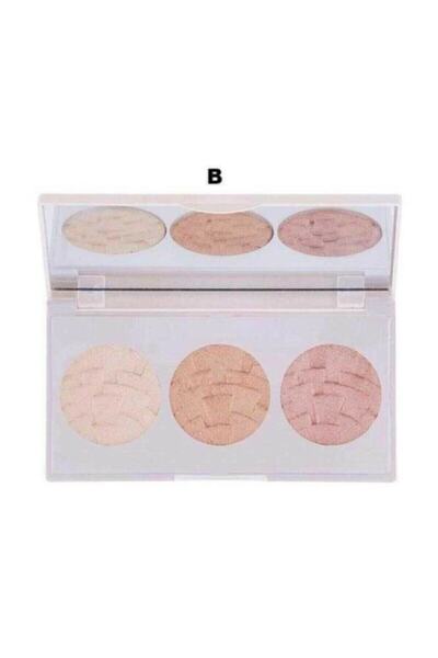 Gabrini 3'lü Aydınlatıcı Paleti Highlighter B