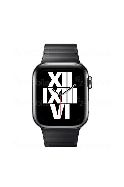 ZMOBILE Apple Watch 7 - 45 Mm Metal Baklalı Model Bilezik Kordon