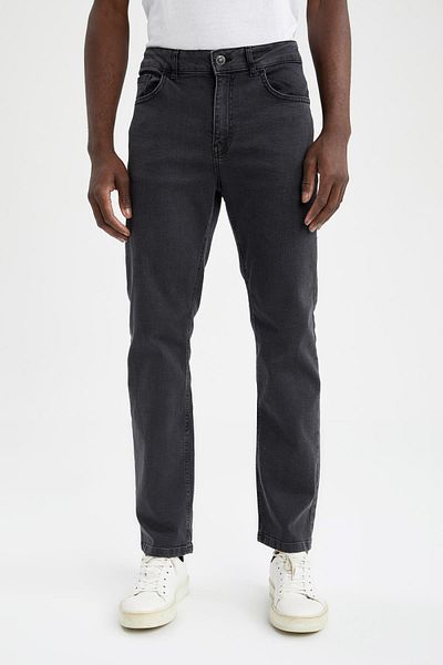 DeFacto Παντελόνι Diago Comfort Fit Ψηλόμεσο Pipe Leg Jean