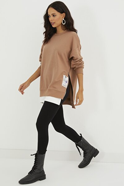 Cool & Sexy Sweatshirt - Brown - Relaxed