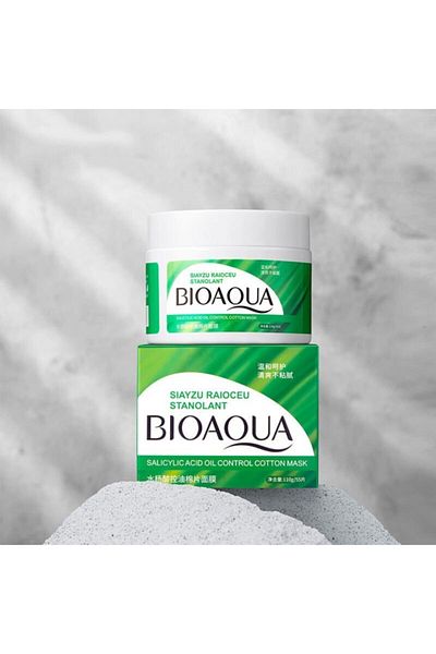 Bioaqua Salicylic Acid Oil Control Cotton Pad Masks 110 gr 55 Pieces