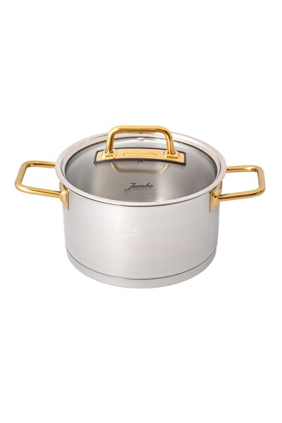 Jumbo Assos Midi 3-Piece Titanium Gold Pot Set
