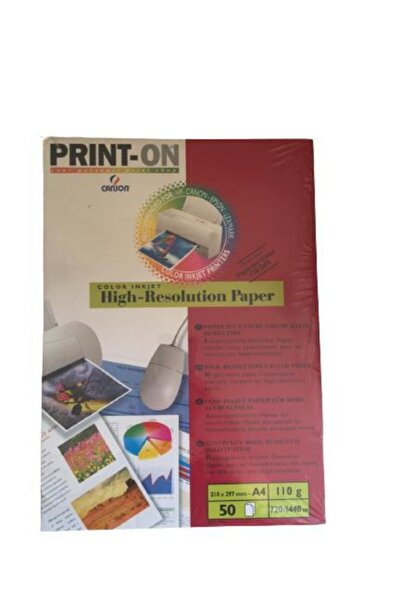 Canson Print-on A4 Fotoğraf Baskı Kâğıdı 50’li 110g
