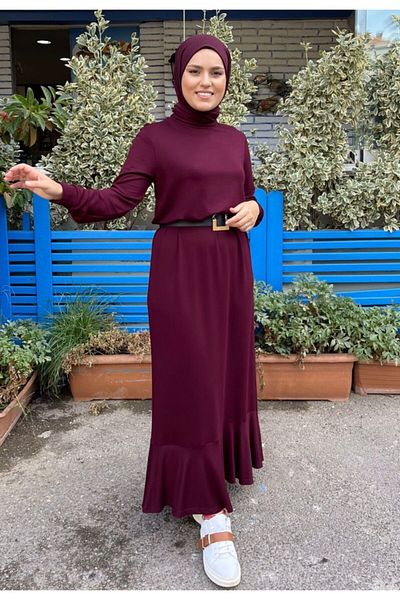 Missemramiss Flounced Silk Cotton Dress