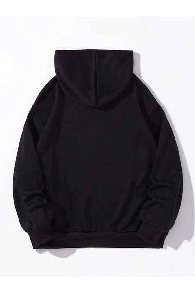 MANCY Ζακέτα φούτερ Unisex Μαύρη London με φερμουάρ