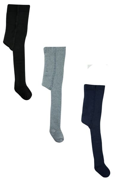 Olay Çorap 3'lü Kalın Kışlık Termal Havlu Külotlu Çorap