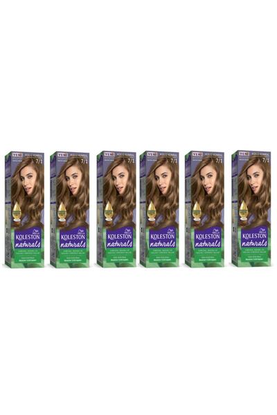 Wella Naturals Küllü Kumral 7/1 6 Lı Paket