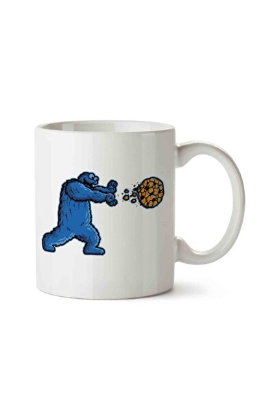 ART HEDİYE كوب كوكي مونستر Aduket Cookiedouken مطبوع على الجانبين