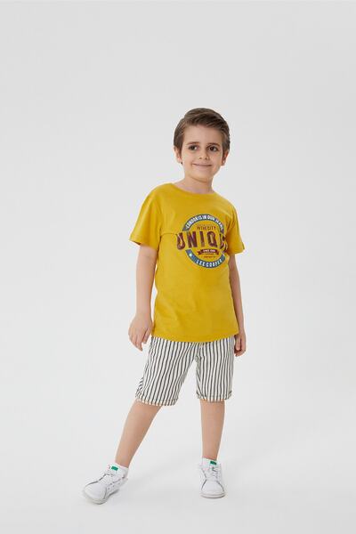 Lee Cooper تيشيرت تايفون للأطفال الأولاد ساري رقم الموديل: 212 LCB 242007