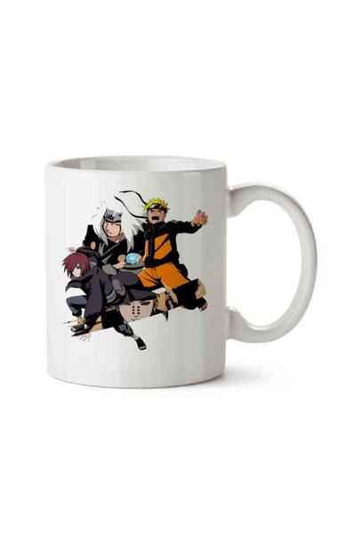ART HEDİYE كوب Jiraya e Pupils Naruto مطبوع على الجانبين