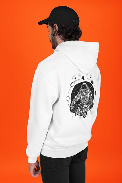 Jooy Company Hanorac alb pentru astronaut