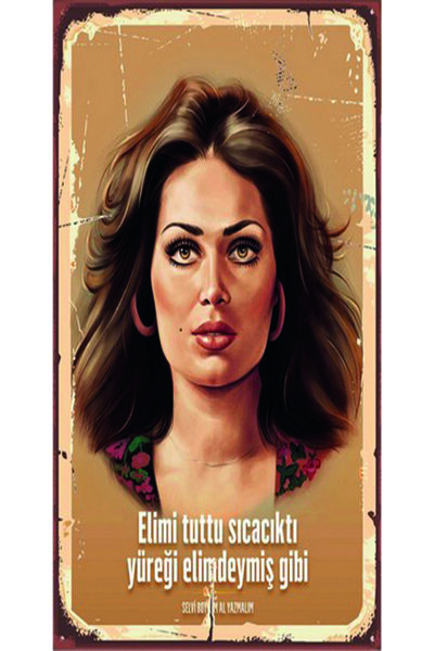 hediyeniburadabul Turkish Cinema Greenwood Special Collection Design Wooden P...