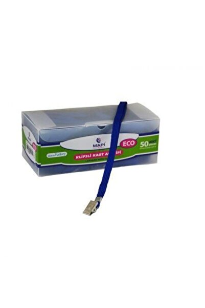 Mapi Snur de agățat pentru insignă bleumarin cu clemă metalică 50 buc 910 26 52