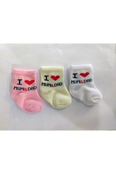 MUBO 3 Pack Newborn Unisex Baby Socks Girl