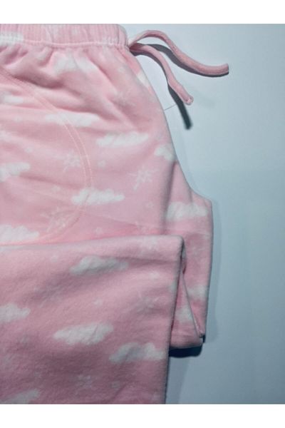 Altınay Luxury Pocket Fleece Winter Pajama Bottoms