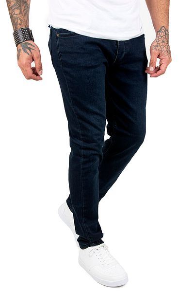 DeepSEA Men's Navy Blue Slim-Fit Slim-Leg Jeans2201915