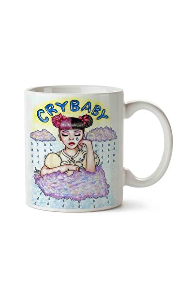 ART HEDİYE كوب ميلاني مارتينيز كري بيبي للمطر مطبوع على الجانبين