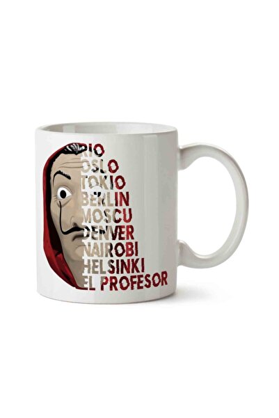 ART HEDİYE كوب La Casa De Papel 4-4 مطبوع على الجانبين