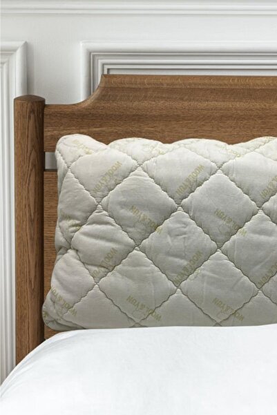 KÜÇÜKEV %100 Doğal Yün Dolgulu 12-13 Cm Yükseklikte 50 X 70 Yün Yastık