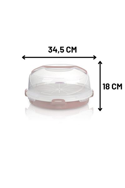 Melkan Home Cake Jar with Chamber & Cake Jar 7 Liters + 2.5 Liters Powder with Chamber