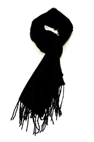 Kravatkolik Black Straight Men's Kaşkol K321