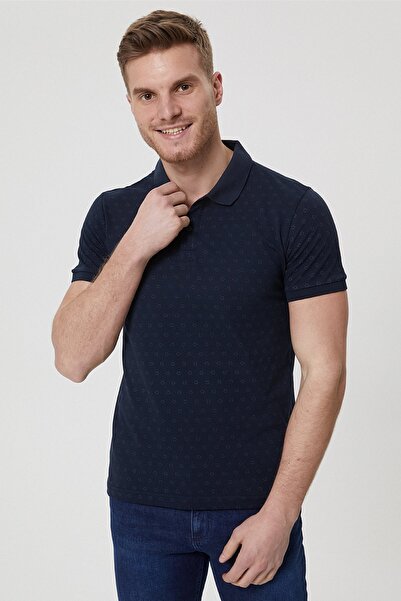 Lee Cooper Erkek Mixed Polo Yaka T-Shirt Lacivert 212 LCM 242042