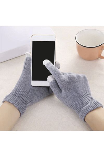 renkli çiçekler Unisex γυναικεία ανδρική οθόνη αφής χειμερινά γάντια καρπού (_13)