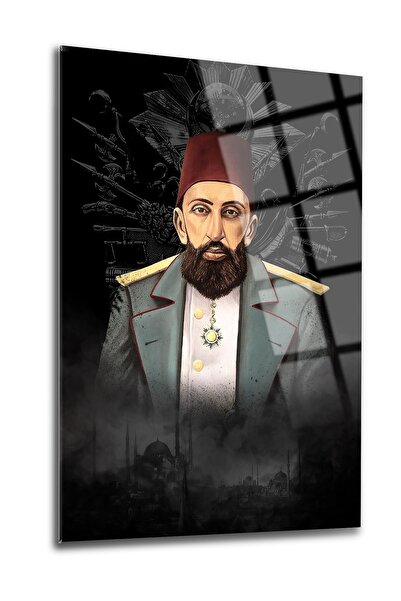 SRD Concept Abdülhamit Han 2 Tablosu Cam Tablo-abdülhamit Han Tablosu