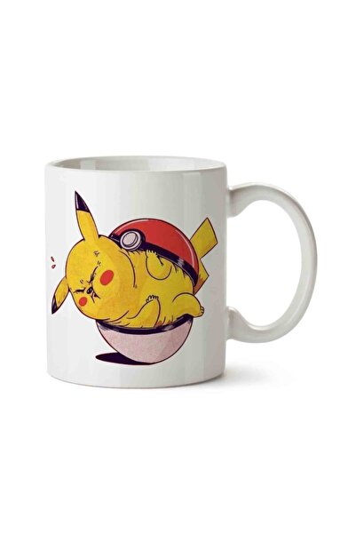 ART HEDİYE كوب بيكاتشو بوكيمون مطبوع على الجانبين