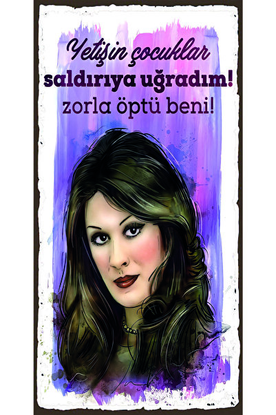 hediyeniburadabul Turkish Cinema Greenwood Special Collection Design Wooden P...