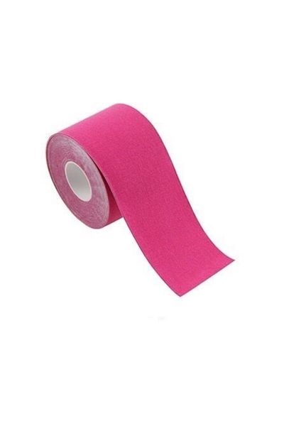 BiaTape شريط رياضي Bia Tape Kinesio باللون الوردي 5 سم × 5 متر