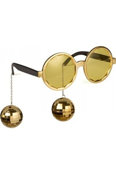 parti sürprizi Disko Topu Altın Renk Parti Gözlüğü