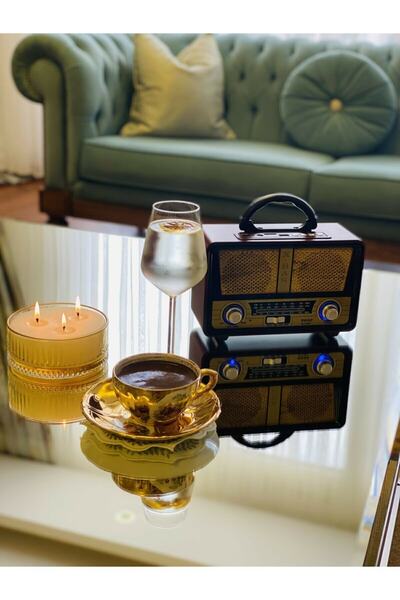 Dynego Eskitme Nostalji Tasarımlı Bluetoothlu Nostalji Radyo 112bt