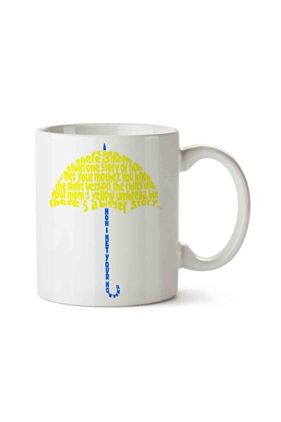 ART HEDİYE كوب مطبوع عليه عبارة "How I Met Your Mother Yellow Umbrella 3" على...