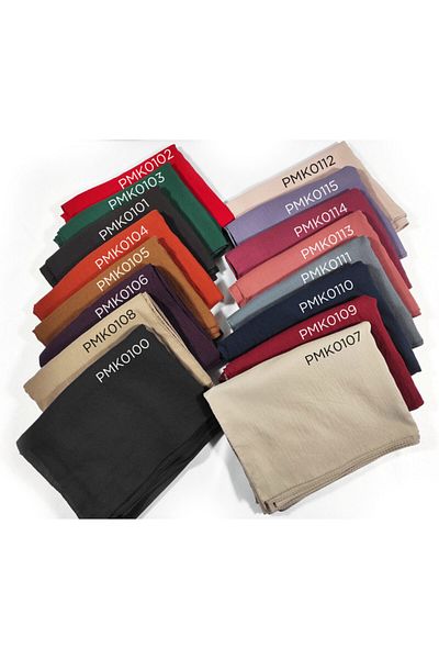 Ferrano Βαμβακερό τζαζ Navy Blue Beige Σάλι