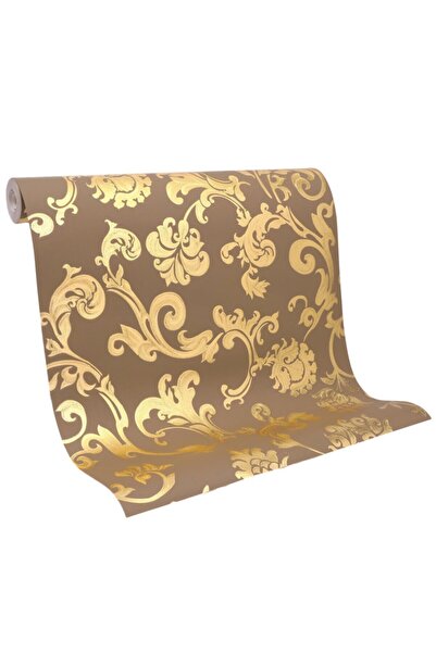 Dash Design Duvar Kağıdı Altın Damask Golden Cup - Vinil