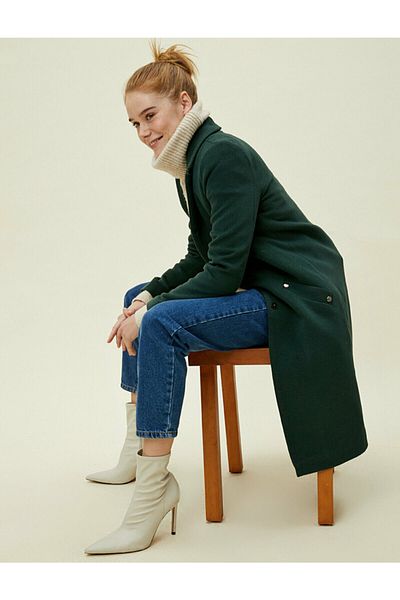Koton Mantel - Grün - Puffer