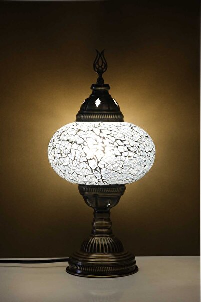 Asylove Mosaic Glass Table Lamp, Turkish Lamp, Decorative Table Lighting, Spe...