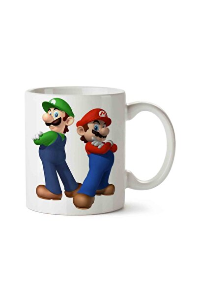 ART HEDİYE كوب ماريو اند لويجي 3 مطبوع على الجانبين