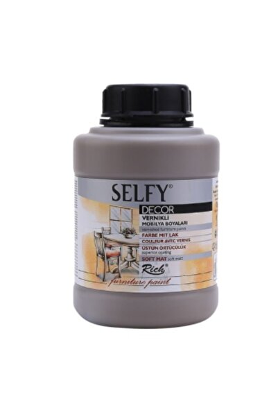 Rich Selfy Decor Kendinden Vernikli Boya 1250 Cc Vizon