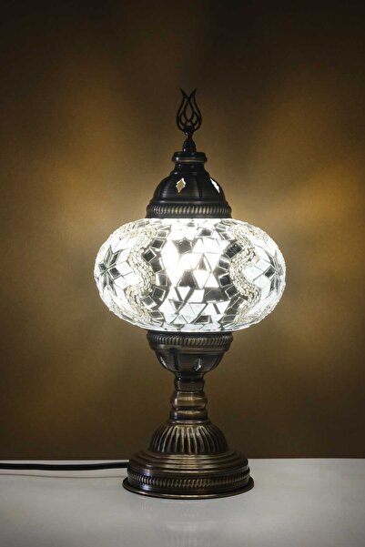 Asylove Mosaic Glass Table Lamp, Turkish Lamp, Decorative Table Lighting, Spe...