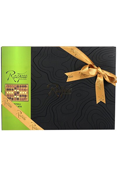 Rayess Çikolata Premium Black Full Fıstıklı Spresiyal Hediyelik Çikolata 520 Gr