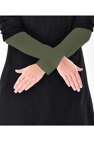 Gülistan Γυναικείο πράσινο μανίκι Hijab