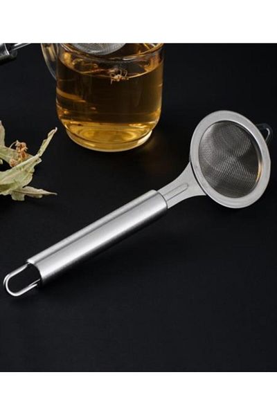ACAR Gray Metal Tea Strainer
