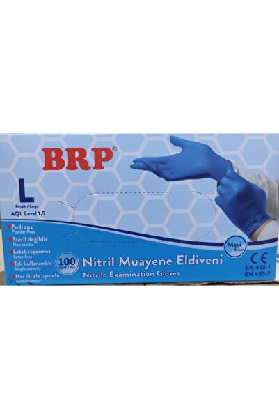 ABS Brp Mavi Nitril Eldiven(l)