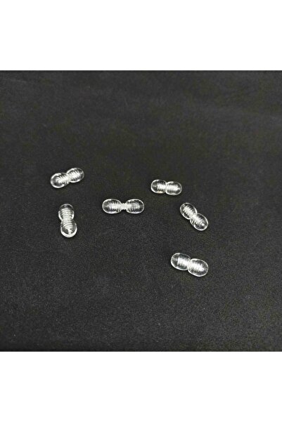 Selderesi 5 Adet Vidalı Klips Kilit - Kehribar Kolye Klipsi-takı Düğüm Gizleyici