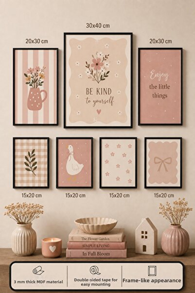 UNT 7-Piece Frame-Looking Modern Painting Set |   Children's Room Wall Decora...