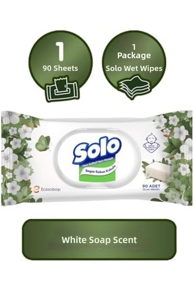 Yıldızan Ysf Shop White Soap Scented Wipes 1X90 188675