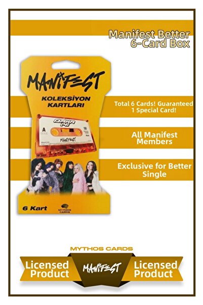 MANİFEST Dekomus Pocket Notebook Gift Cards – Better Series
